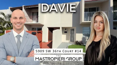 Palmview Townhomes Davie Property Tour | 5909 SW 36th Ct Apt 14
